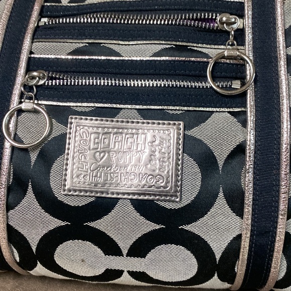 Coach poppy op art glam tote 13826 - Picture 2 of 11